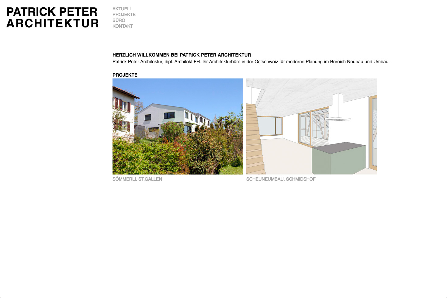 Bild 1 vom Patrickpeter-Architektur Webseite