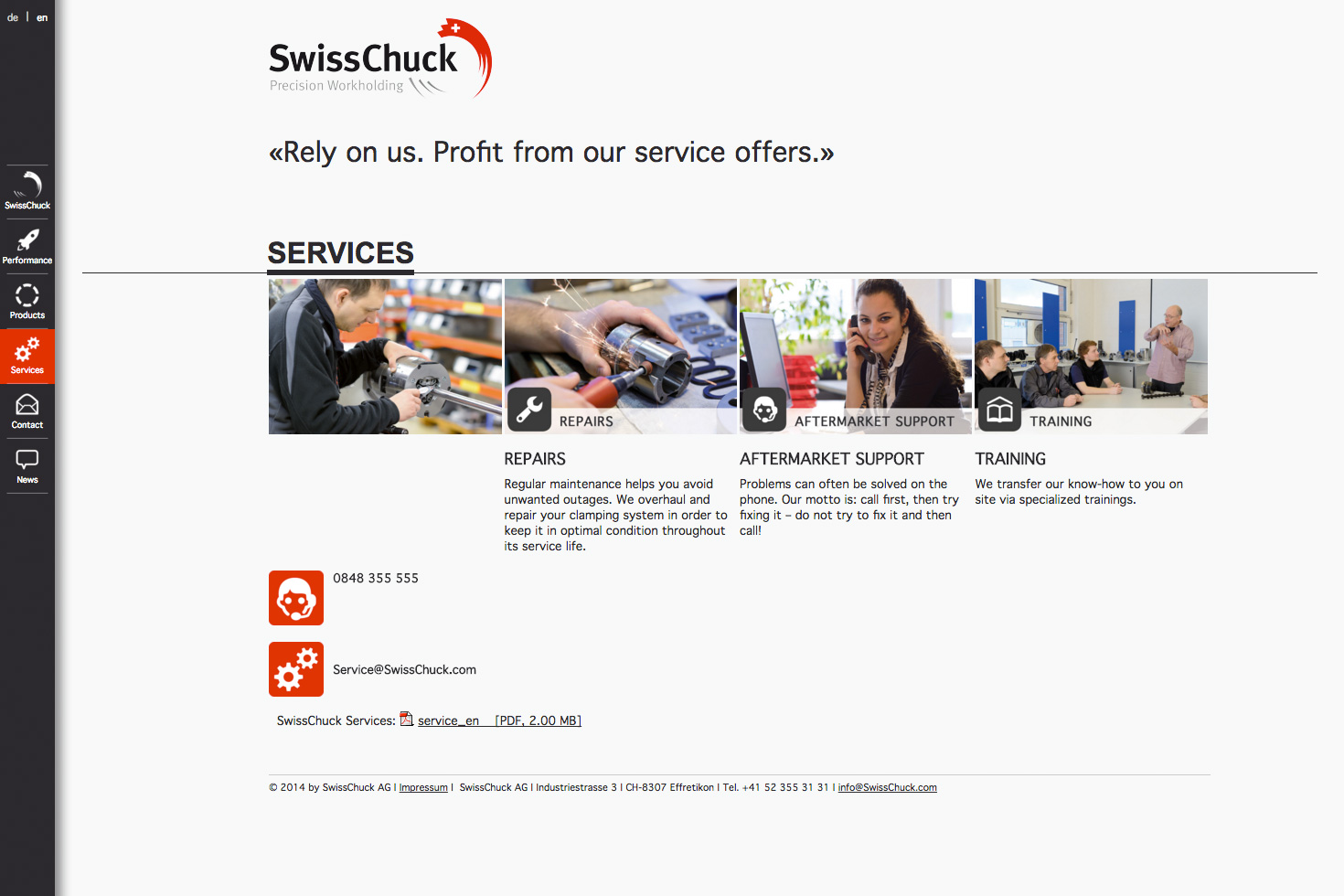 Bild 5 vom SwissChuck AG Webseite